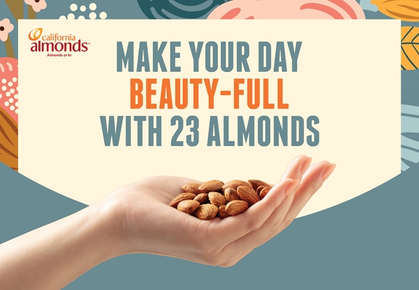 Make your day beauty-full with 23 almonds