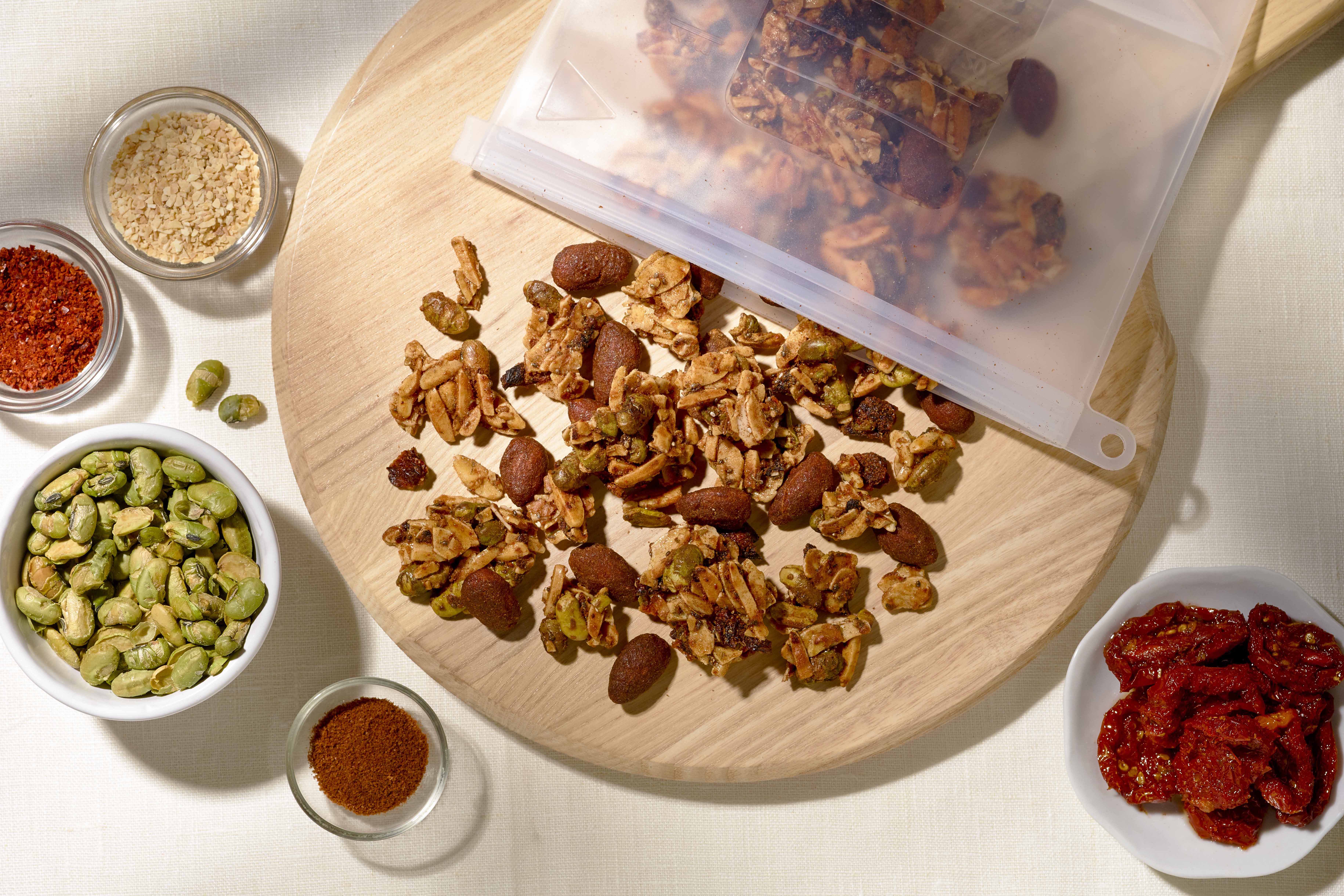 Garden Veggie Almond Snack Cluster