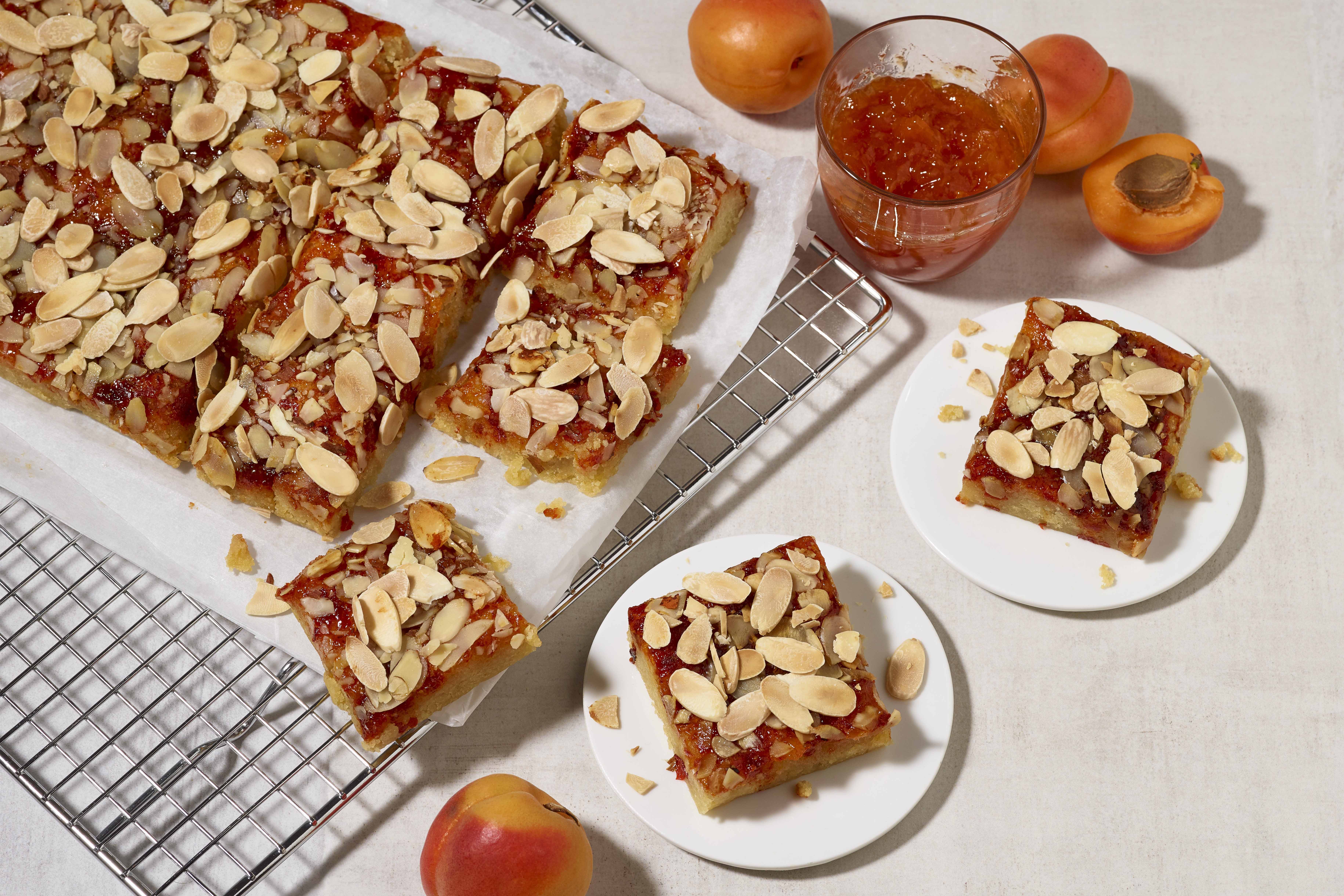 Harissa Almond Apricot Bars