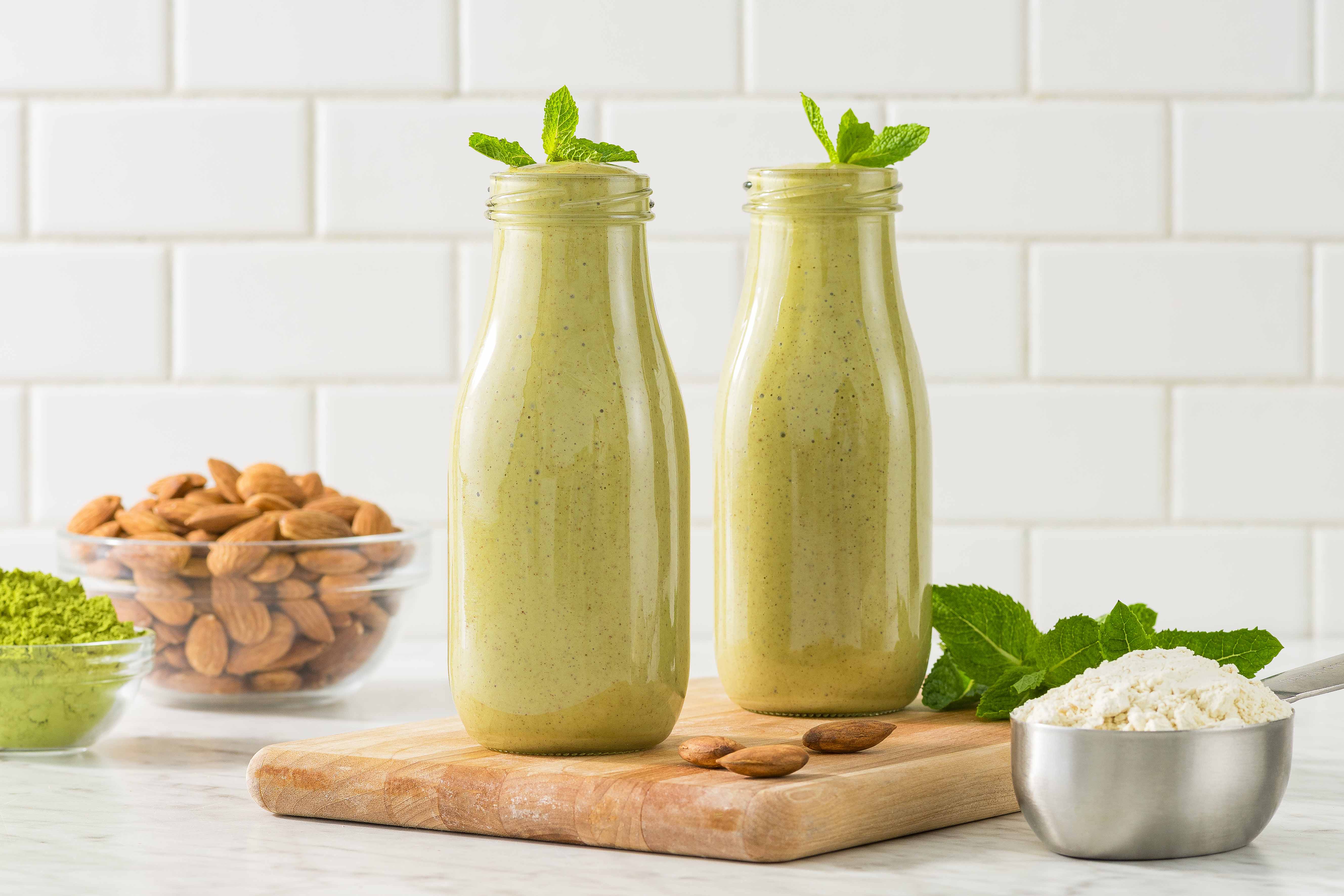 Matcha Mint Chip Protein Shake