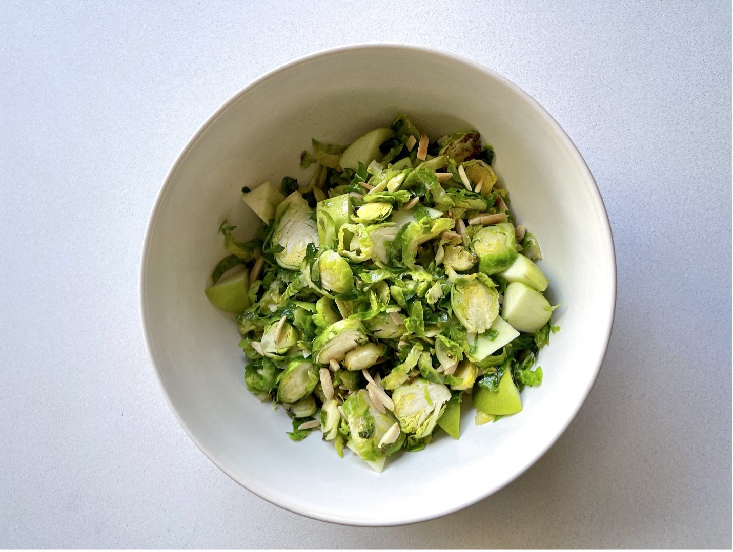 Almond & Brussel Sprout Salad