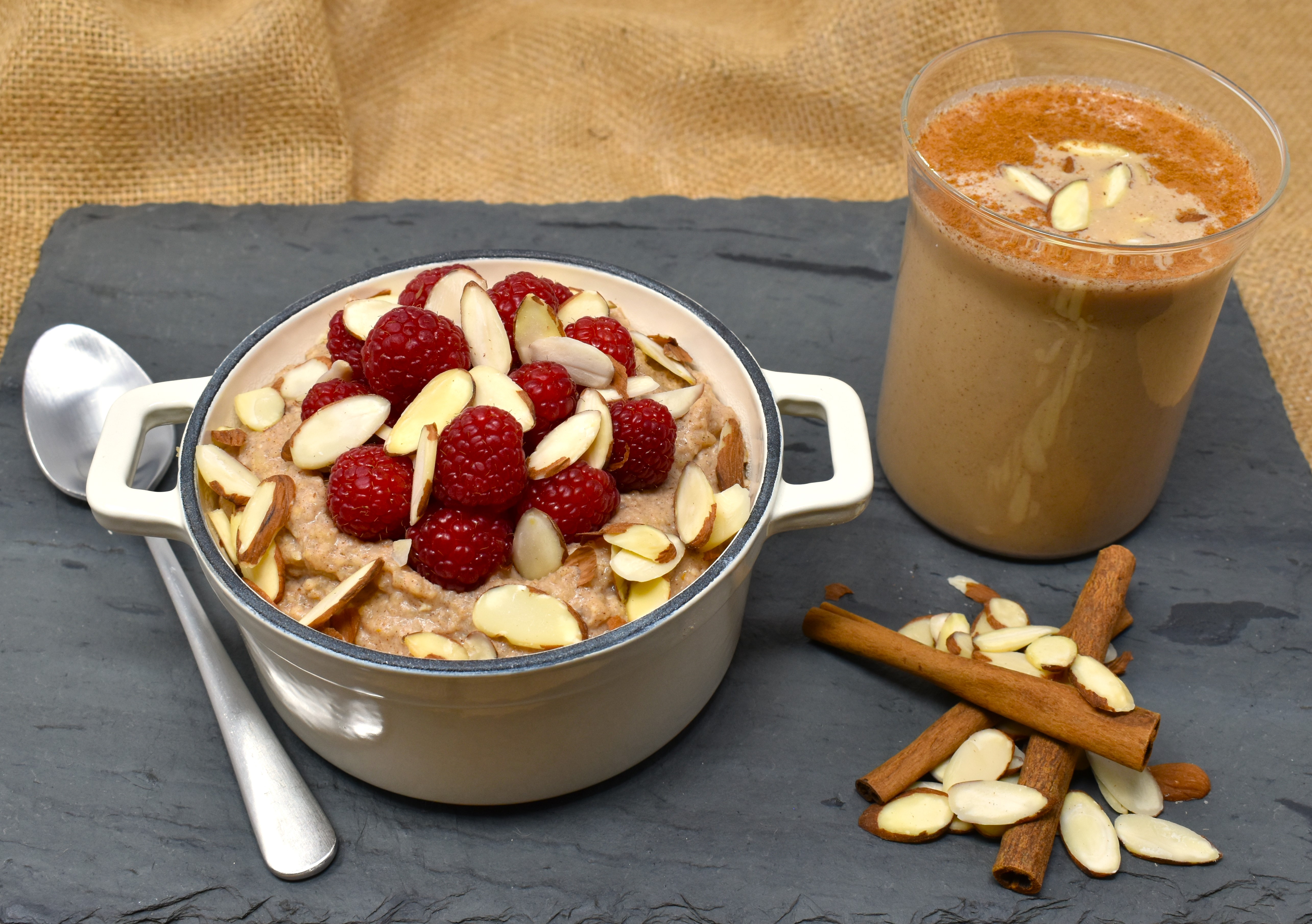Almond Orange Horchata and Hot Almond Orange Porridge