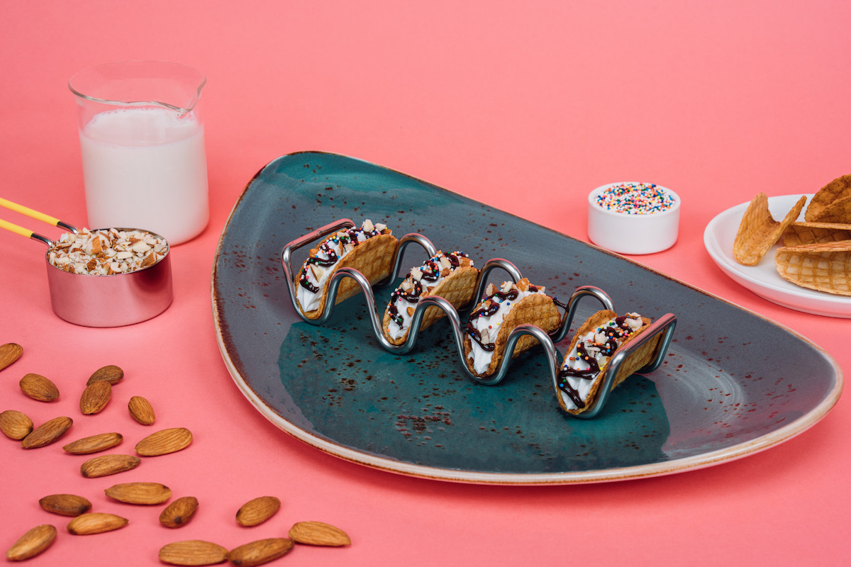 Almond-Stuffed Sundae Taco