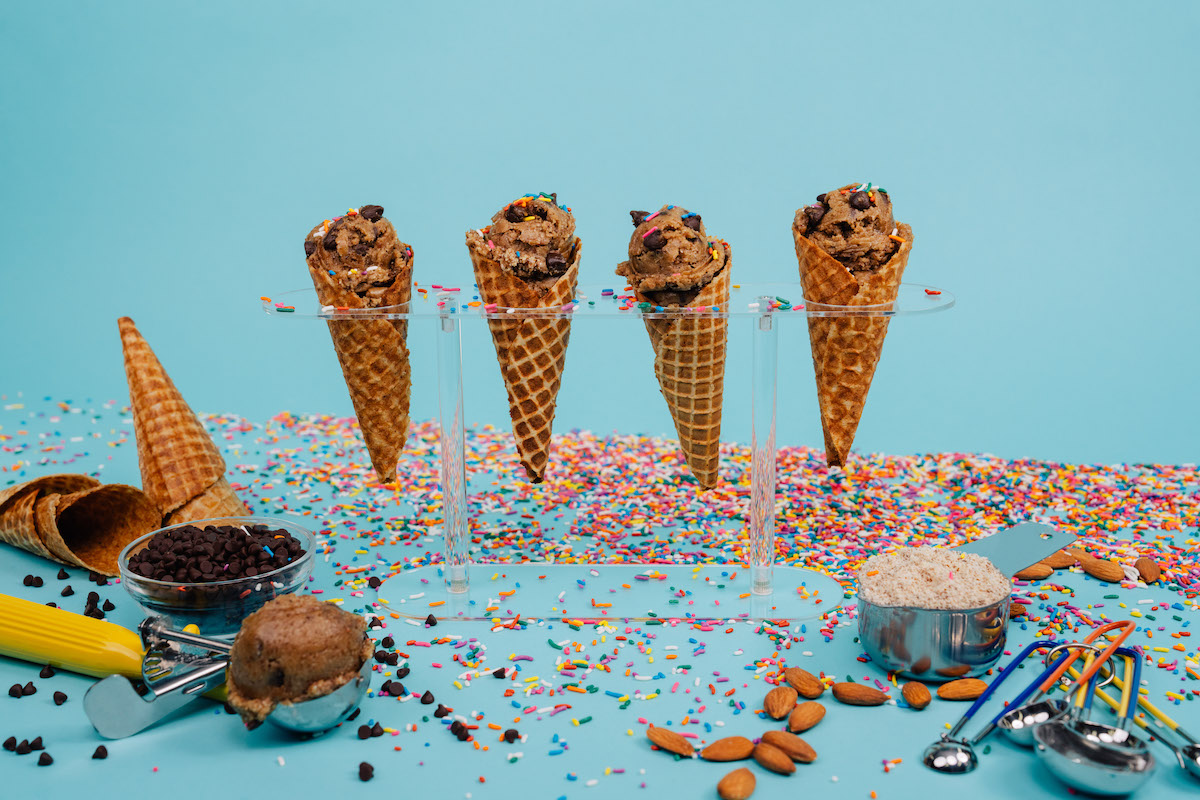 Gra-Nutty Cookie Dough Cone